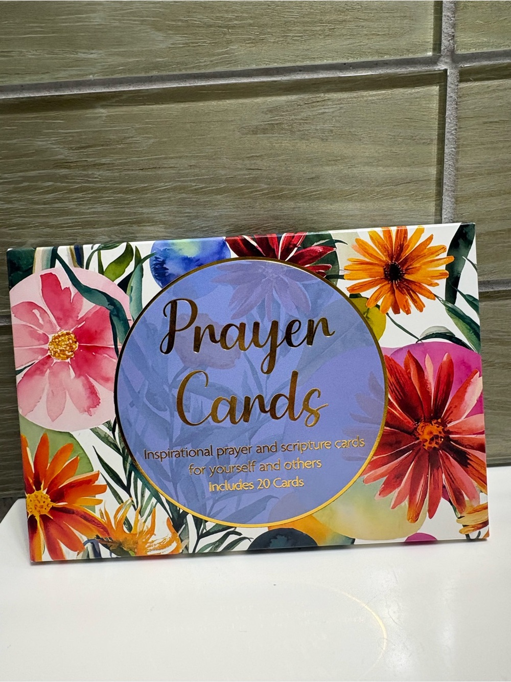 Prayer and Scripture Cards Floral 20 ct